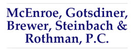 McEnroe, Gotsdiner, Brewer, Steinbach & Rothman P.C. Logo